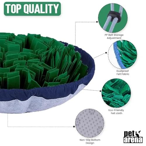 PET ARENA Adjustable Snuffle Mat for Dogs Puzzle Feeder Toy | Stimulates Natural Foraging & Mental Health thumbnail 4