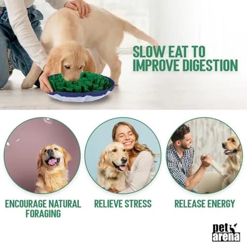 PET ARENA Adjustable Snuffle Mat for Dogs Puzzle Feeder Toy | Stimulates Natural Foraging & Mental Health thumbnail 6