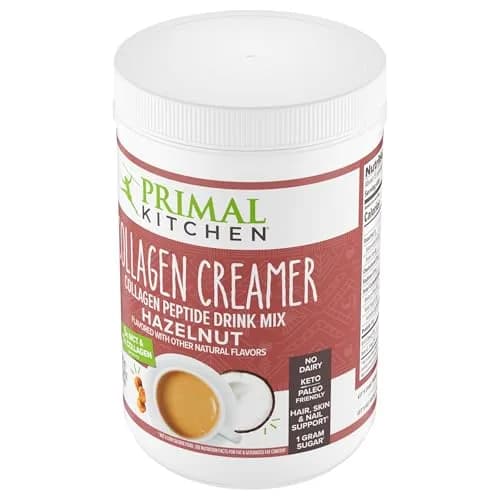 Primal Kitchen Hazelnut Collagen Creamer Powder 293g (10.34 Oz) | 11g Collagen Peptides Per Serving thumbnail 6