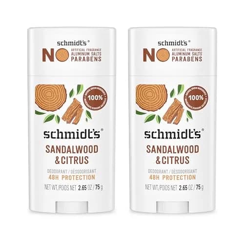 Schmidt's Natural Deodorant Sandalwood & Citrus 2.65 oz | 24-Hour Odor Protection, Vegan & Aluminum-Free - main product image