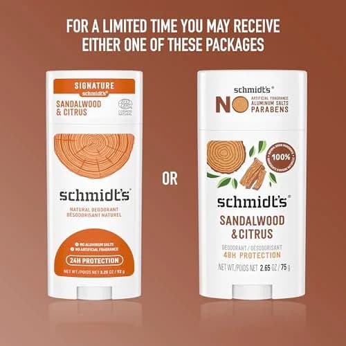 Schmidt's Natural Deodorant Sandalwood & Citrus 2.65 oz | 24-Hour Odor Protection, Vegan & Aluminum-Free thumbnail 5