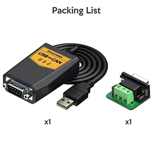 innomaker USB to CAN Converter Cable for Raspberry Pi5/4/Pi3B+/Pi3/Zero(W)/Jetson Nano/Tinker Board | Support Windows Linux Mac OS Android Venus OS thumbnail 7