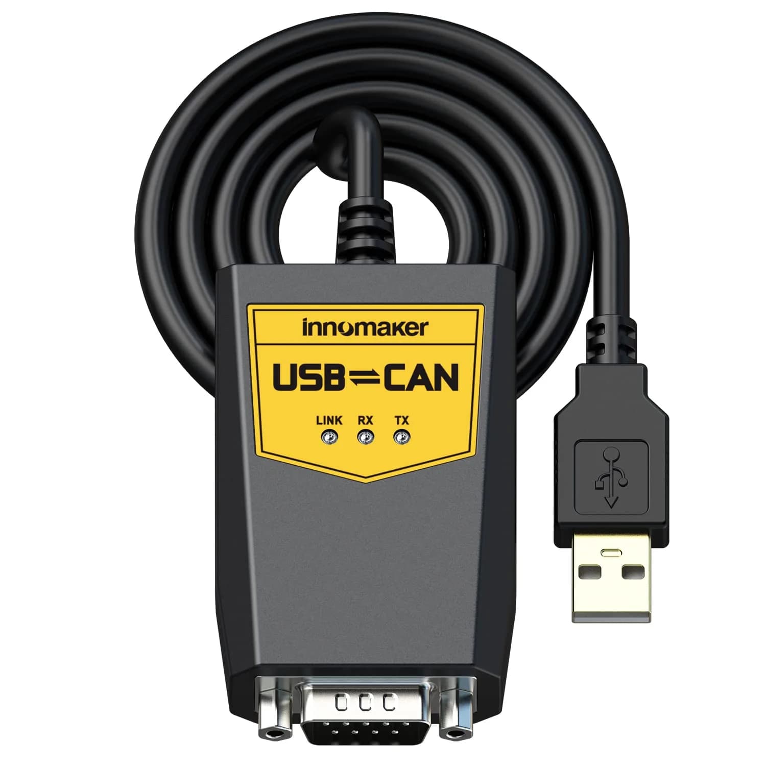 innomaker USB to CAN Converter Cable for Raspberry Pi5/4/Pi3B+/Pi3/Zero(W)/Jetson Nano/Tinker Board | Support Windows Linux Mac OS Android Venus OS — USB2CAN-C