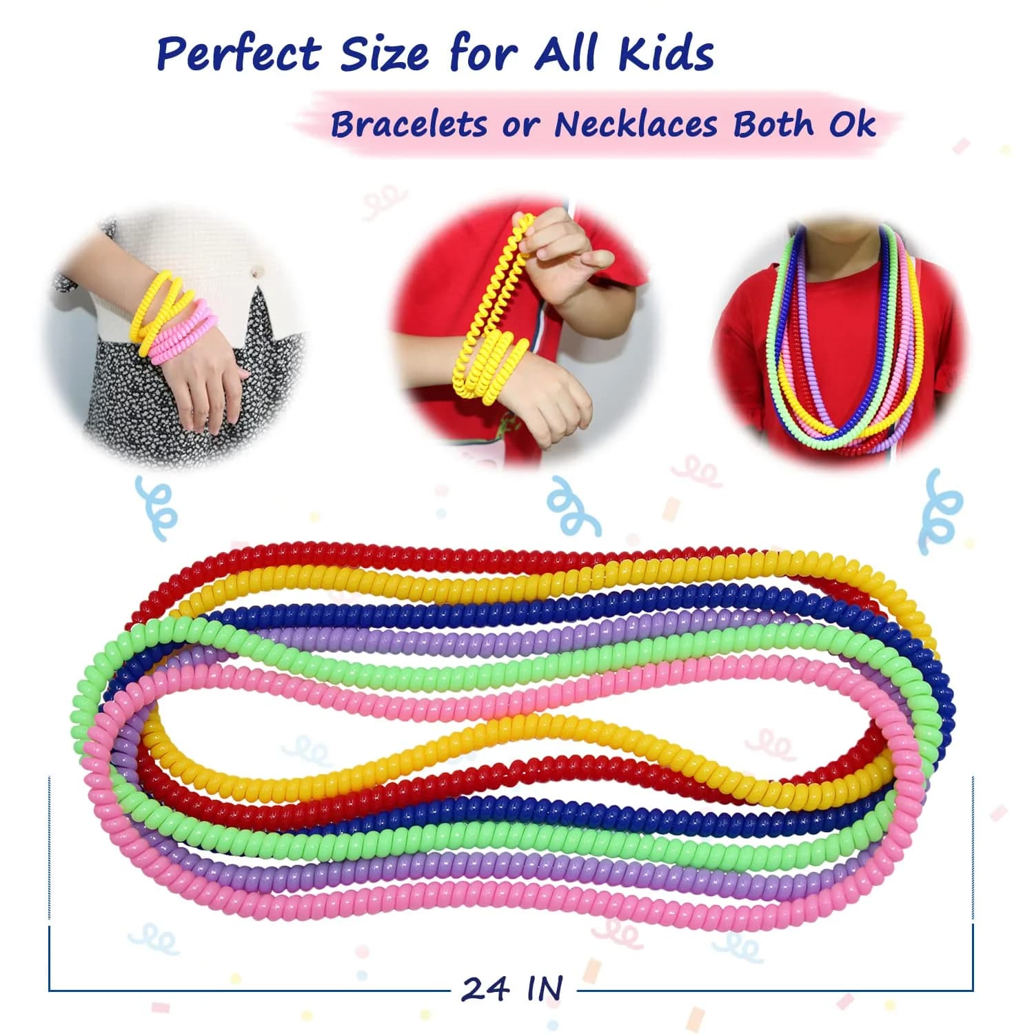 Olugu Sensory Chew Necklace 6 Pack | BPA-Free PLA Oral Motor Aids for Kids - view 3