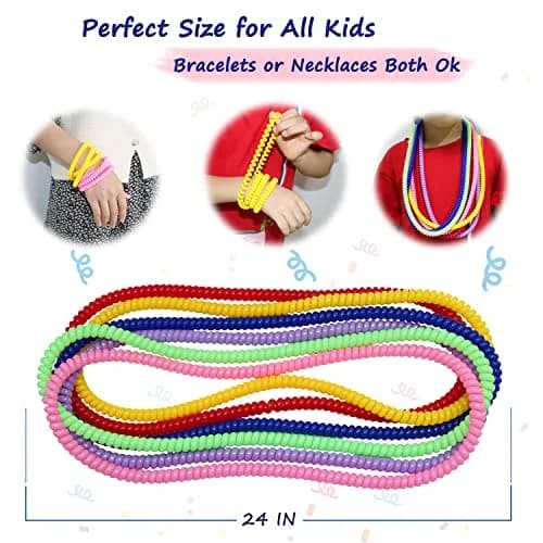 Olugu Sensory Chew Necklace 6 Pack | BPA-Free PLA Oral Motor Aids for Kids thumbnail 3