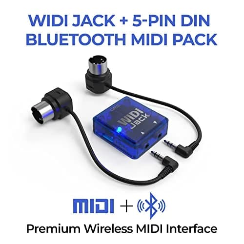 CME WIDI Jack Premium Bluetooth MIDI Adapter with DIN-5 Cables | Ultra Low Latency 3ms thumbnail 2