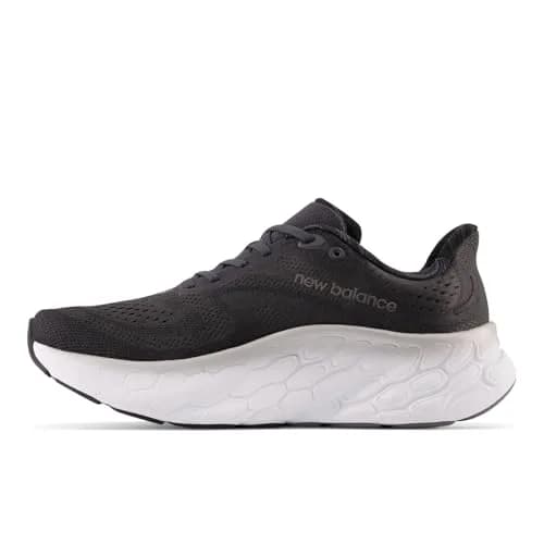 New Balance Fresh Foam X More V4 Running Shoe, Black/Phantom, 8 Wide US | Max Cushioning & Breathable Fit thumbnail 5