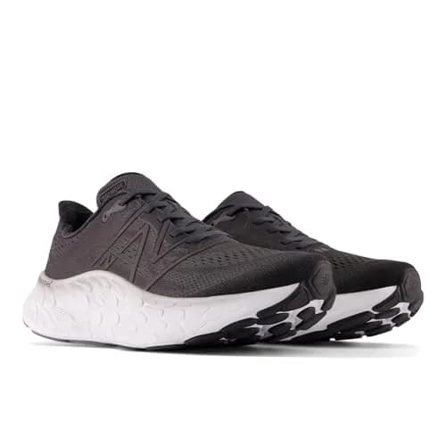 New Balance Fresh Foam X More V4 Running Shoe, Black/Phantom, 8 Wide US | Max Cushioning & Breathable Fit thumbnail 7