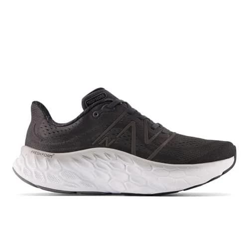 New Balance Fresh Foam X More V4 Running Shoe, Black/Phantom, 8 Wide US | Max Cushioning & Breathable Fit thumbnail 3