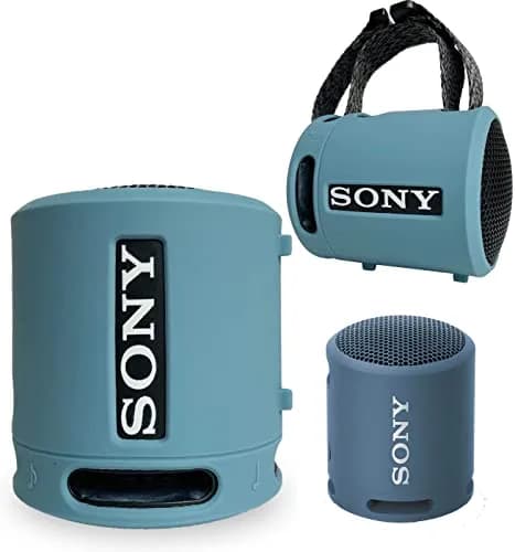 RAWECUD Silicone Case for Sony SRS-XB13/XB100 Speaker | Shockproof Protective Cover (Light Blue) thumbnail 5