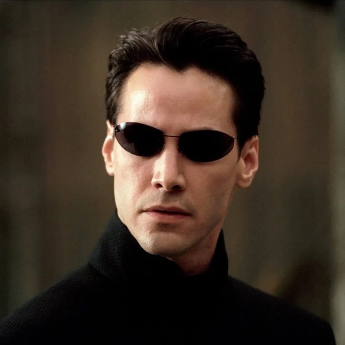 RCXKOOM The Matrix Neo Costume Sunglasses Men Women Ultralight Metal Wire Frame Polarized Small Oval Rimless Glasses | Polarized UV400 Protection - view 2