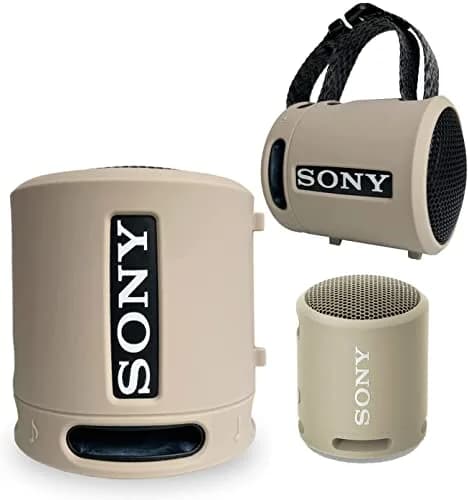 RAWECUD Silicone Cover Case for Sony SRS-XB13/XB100 Bluetooth Speaker | Protects & Enhances Sound (Taupe) thumbnail 5