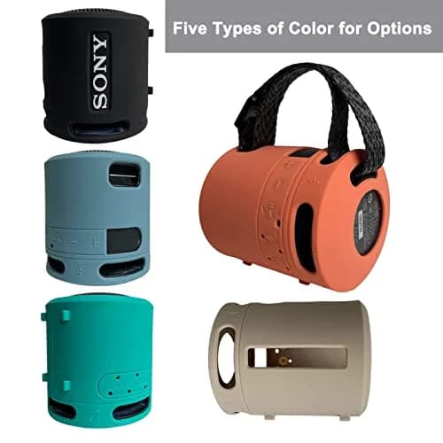 RAWECUD Silicone Cover Case for Sony SRS-XB13/XB100 Bluetooth Speaker | Protects & Enhances Sound (Taupe) thumbnail 6