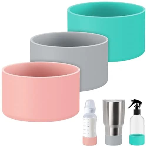 Honeydak Silicone Sleeve for Glass Spray Bottle, Pastel | Elastic, Non-slip, Protects & Warms Hands thumbnail 1