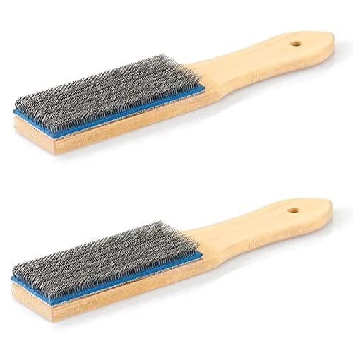 Chumia Steel Wire Card Brush 21 cm (8.27 Inch) | Cleans Metal Shavings from Files & Rasps thumbnail 1