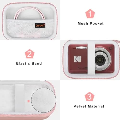 Canboc Camera Case for KODAK PIXPRO FZ55/ FZ45/ FZ53 16MP Digital Camera | Shockproof & Waterproof thumbnail 5