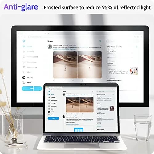 Peslv Magnetic Privacy Screen for MacBook Pro 13 Inch (2012-2015) | Anti Blue Light Glare Peep Filter thumbnail 6