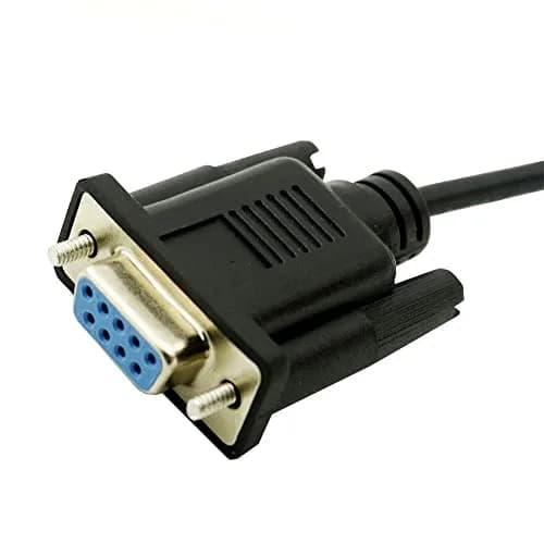 Vanki RS232 DB9 Female to USB 2.0 A Female Serial Cable Adapter 25cm | Copper, Black thumbnail 5