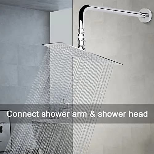 NearMoon Shower Head Swivel Ball Adapter - Solid Brass Connector with Chrome Finish | Adjustable Angle for Universal Shower Arms thumbnail 7
