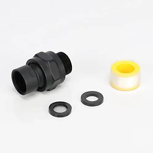 NearMoon Shower Head Swivel Ball Adapter Matte Black | Solid Brass Shower Connector Ball Joint Adjustable Universal Shower Arm Extension Component thumbnail 8