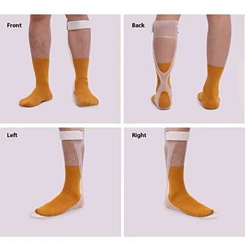 Shuyan Jiao Foot Drop Brace Ankle Foot Orthosis Small-Left | Supports gait & stability thumbnail 6