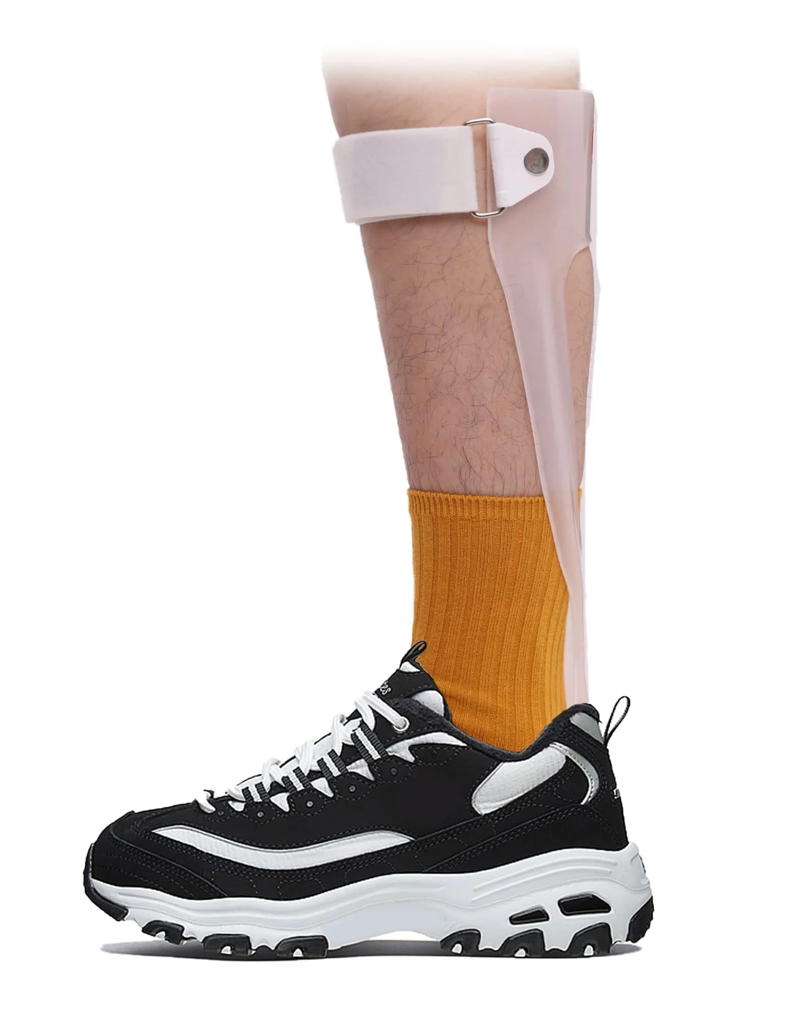 Shuyan Jiao AFO Foot Drop Brace Ankle Foot Orthosis XL-Right | Lightweight, Adjustable Support for Stroke & Hemiplegia