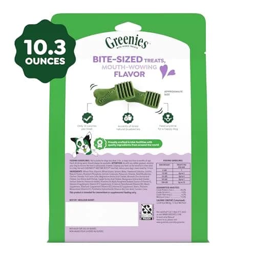 Greenies Dog Treats Blueberry Flavor | Chewy, Natural, 10.3 oz | 13 Calories thumbnail 9