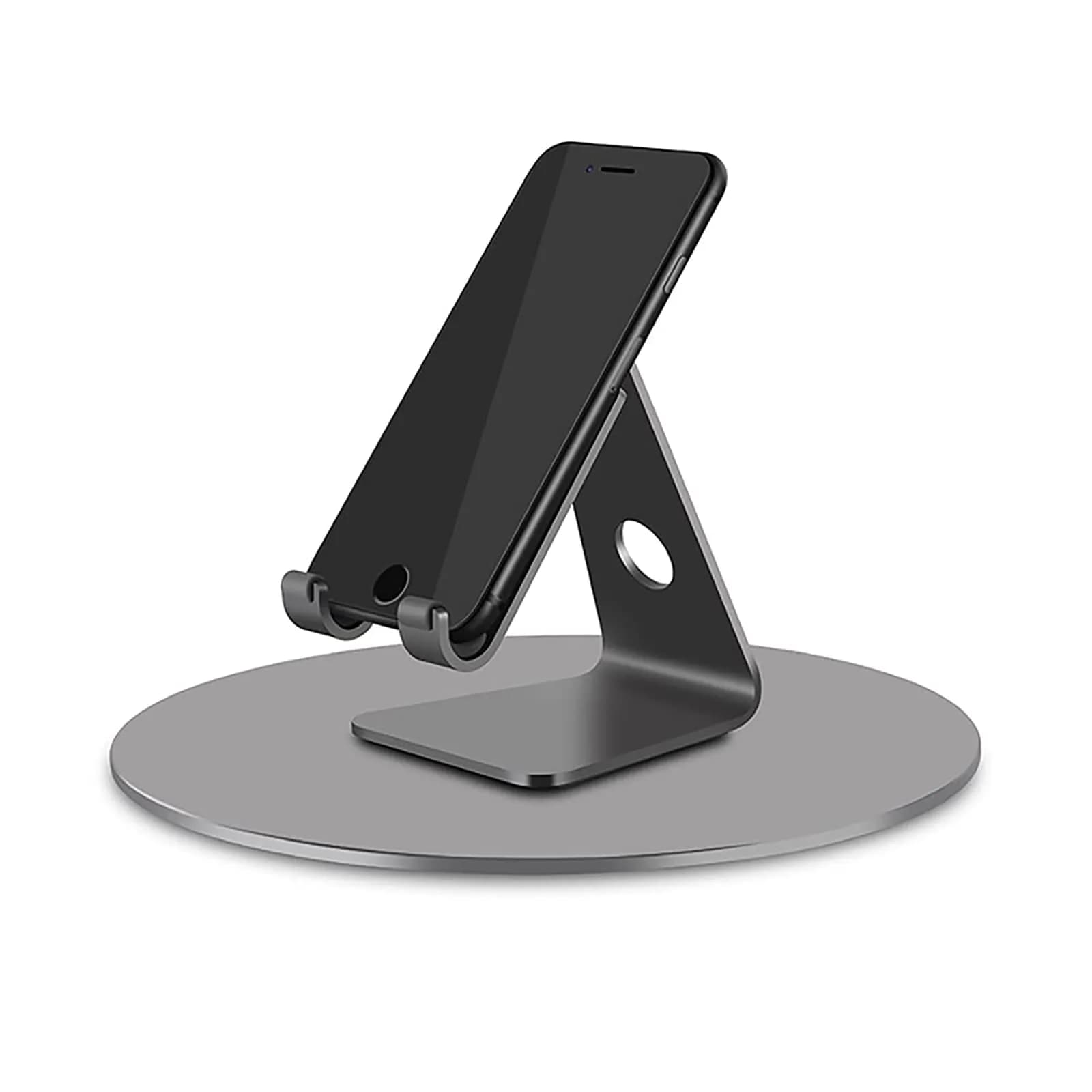 Yoqanr 360° Rotating Monitor Stand 220mm (8.66 inch) | Aluminum Alloy with Non-Scratch Silicon Feet - view 2