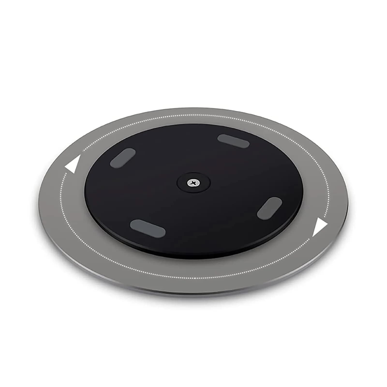 Yoqanr 360° Rotating Monitor Stand 220mm (8.66 inch) | Aluminum Alloy with Non-Scratch Silicon Feet - view 3