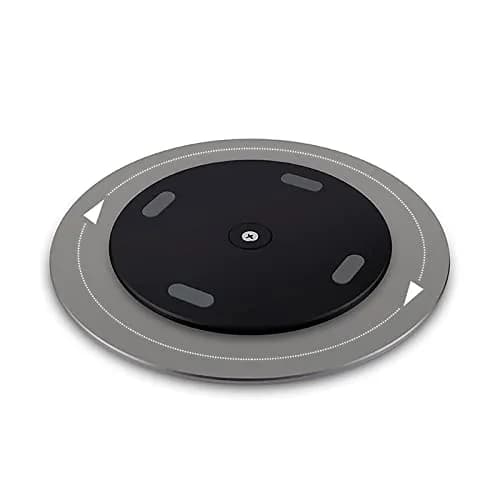 Yoqanr 360° Rotating Monitor Stand 220mm (8.66 inch) | Aluminum Alloy with Non-Scratch Silicon Feet thumbnail 3