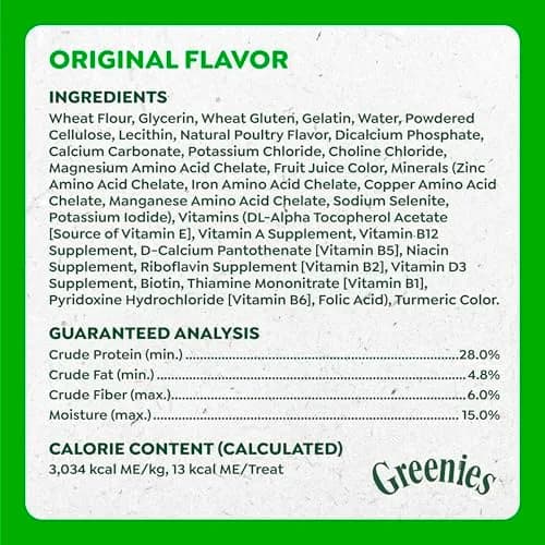 Greenies Anytime Bites Dog Treats, Original Flavor, 10.3 oz | Chewy, Low-Calorie Dog Snacks for Training & Treating thumbnail 4