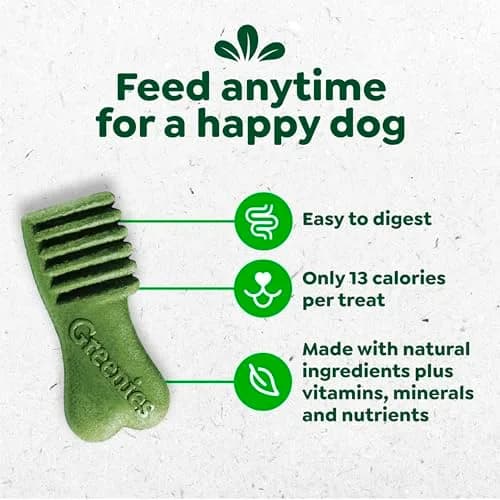 Greenies Dog Treats Mint Flavor 10.3 oz | Chewy, Natural, 13 Calories thumbnail 2