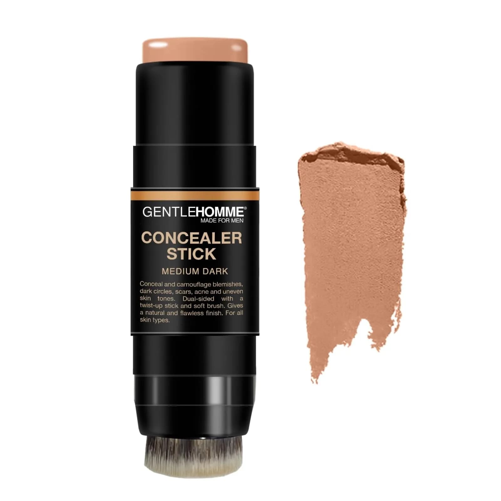 Gentlehomme Concealer Stick for Men - Medium Dark | Camouflages Blemishes & Dark Circles - main product image