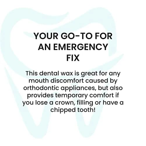 Fresh Knight Orthodontic Wax Strips with Cases (Mint) - 50 Strips | Food Grade Wax for Braces & Aligners thumbnail 9
