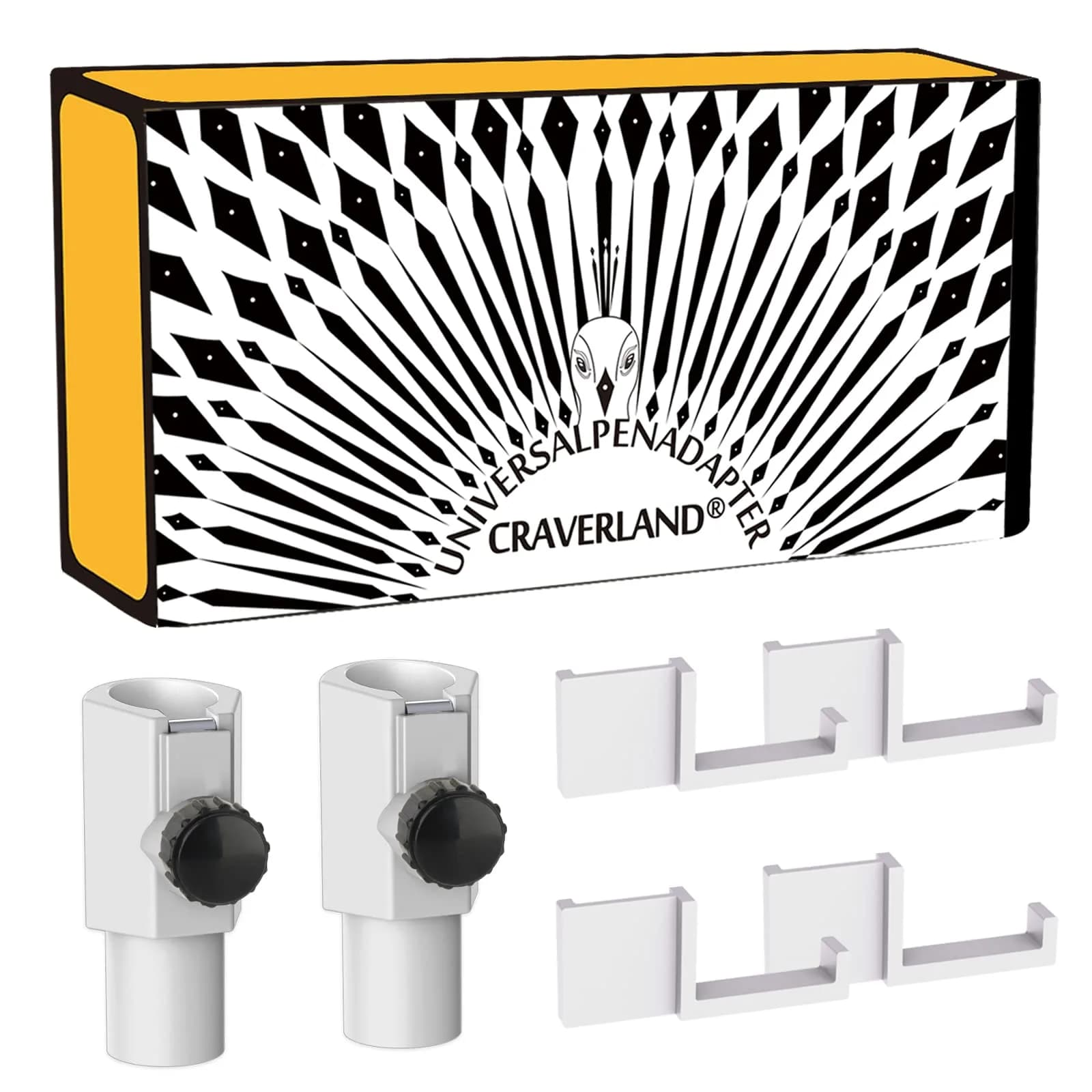 CRAVERLAND Universal Pen Adapter for Cricut Maker 4 3/Explore 4 3/Air 2/Maker/Venture Cutting Machines | Fits Pens <0.5" Diameter — Explore+Maker