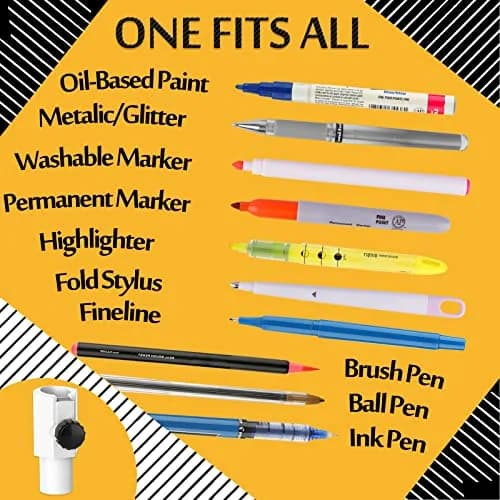 CRAVERLAND Universal Pen Adapter for Cricut Maker 4 3/Explore 4 3/Air 2/Maker/Venture Cutting Machines | Fits Pens <0.5" Diameter thumbnail 4