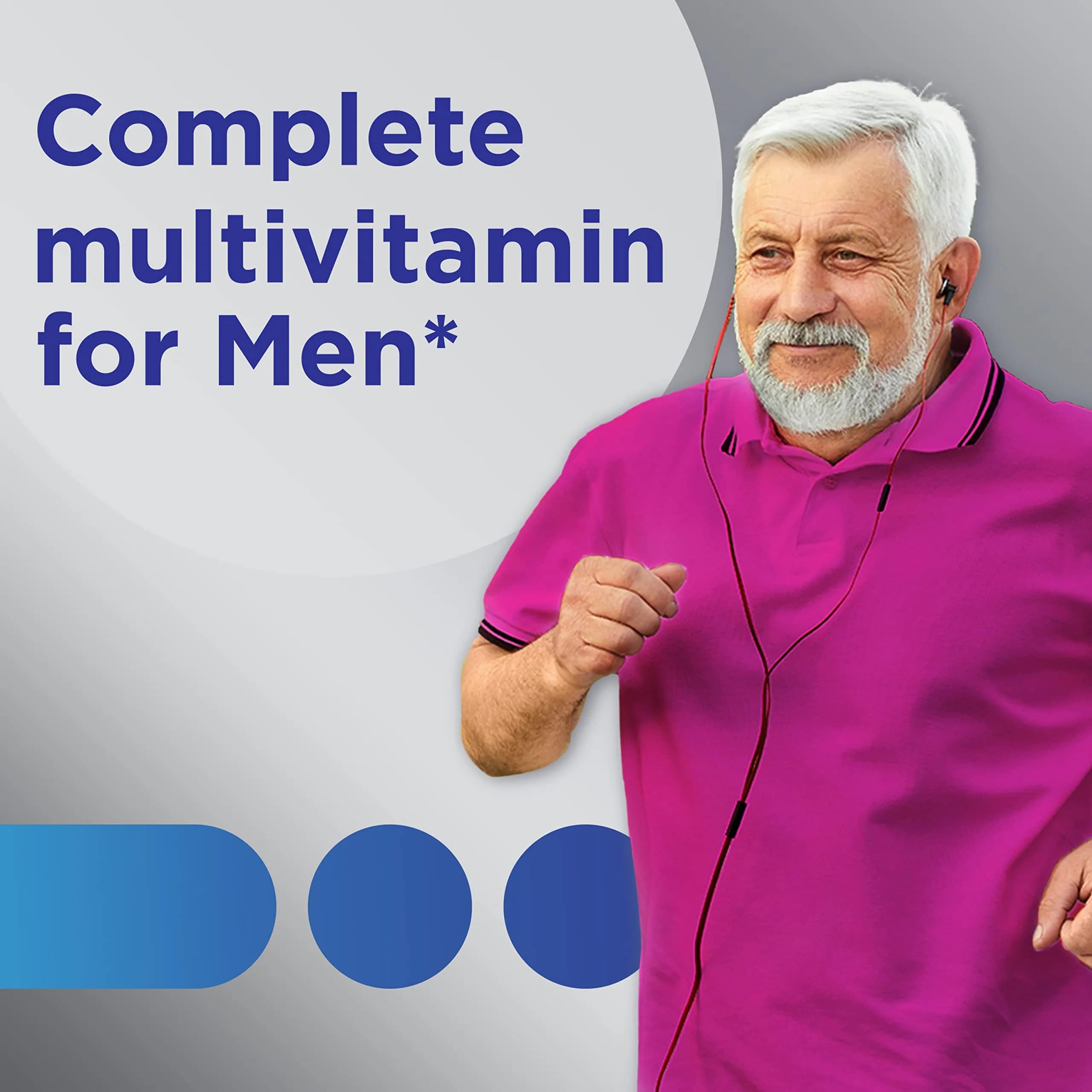 Centrum Silver Men's 50+ Multivitamin with Vitamin D3, B-Vitamins, Zinc for Memory and Cognition, 200 Count - view 2