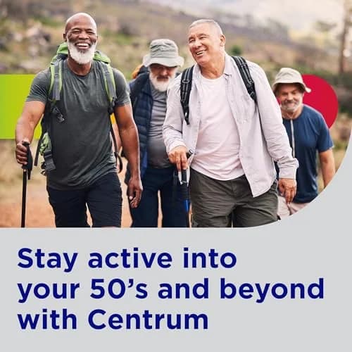 Centrum Silver Men's 50+ Multivitamin 200 Tablets | Supports Memory, Cognition & Muscle Health thumbnail 6