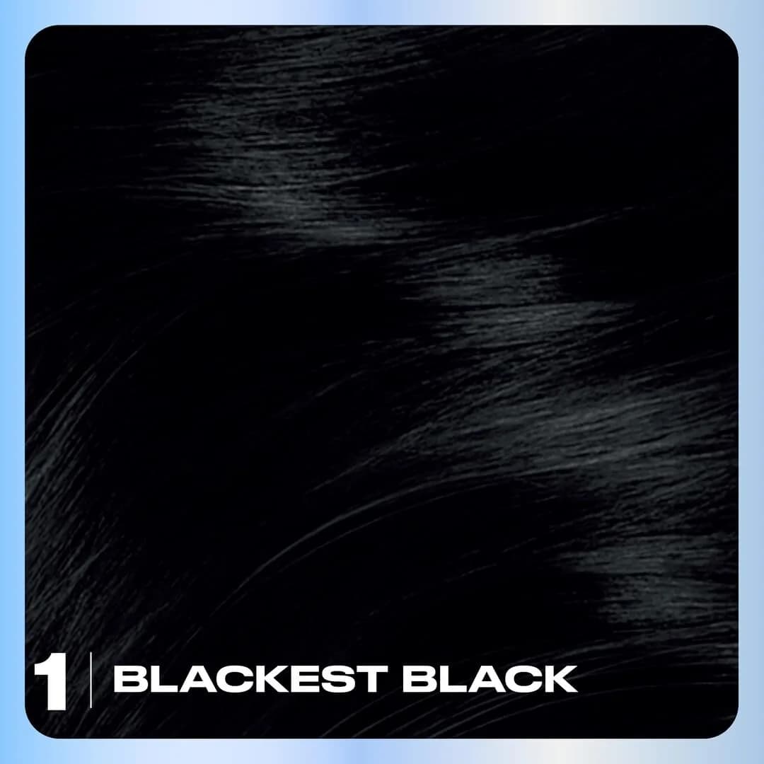 Clairol Nice'n Easy Permanent Hair Dye 1 Blackest Black | 6.26 Fl Oz Pack of 1 - view 3