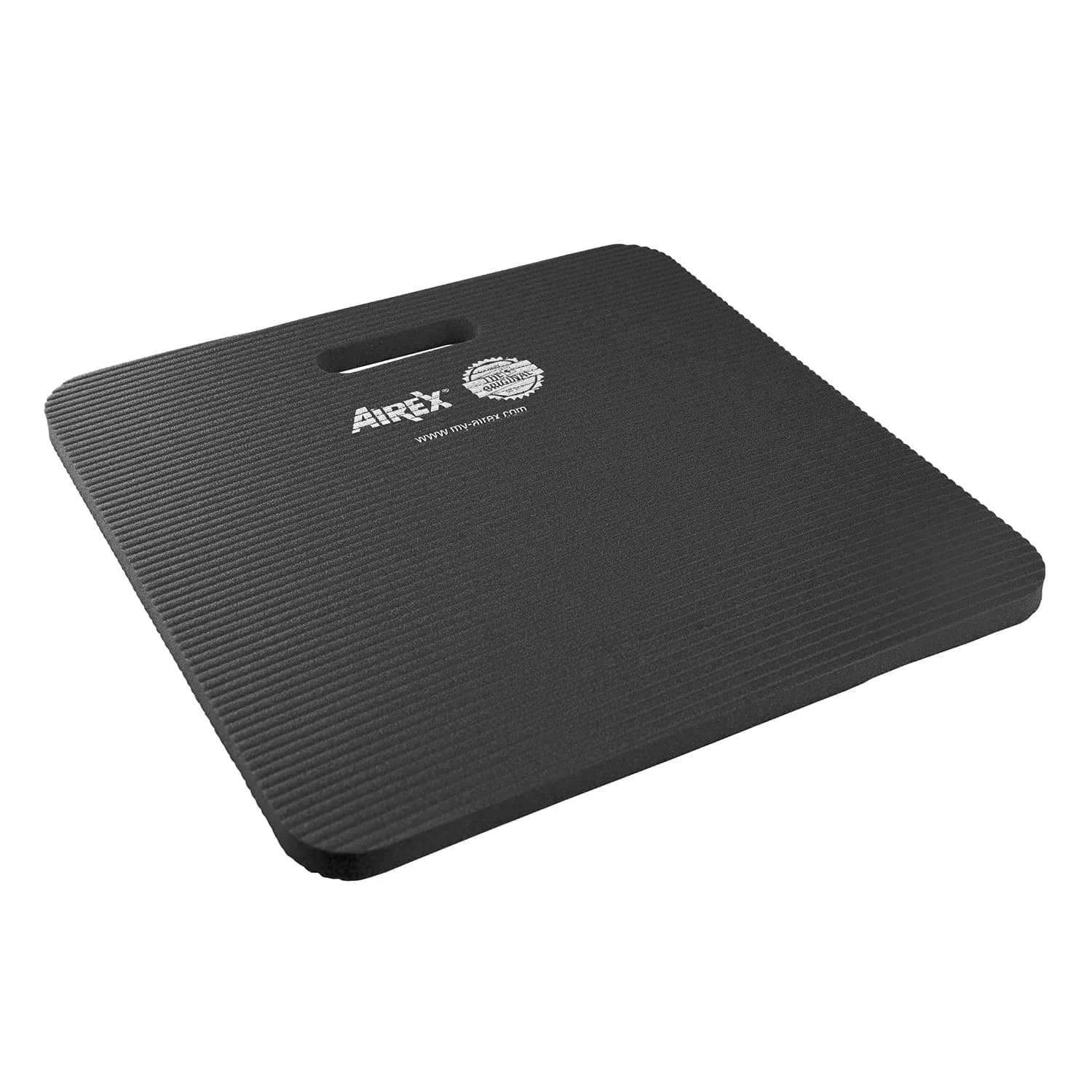 AIREX Premium Seat and Knee Cushion 16" x 16" Charcoal | Versatile Support for Yoga, Gardening & More - main product image
