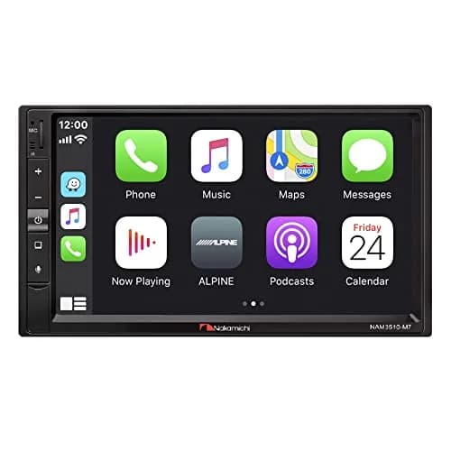Nakamichi NAM3510-M7 7" Touchscreen Car Stereo Compatible with Apple CarPlay & Android Auto thumbnail 1