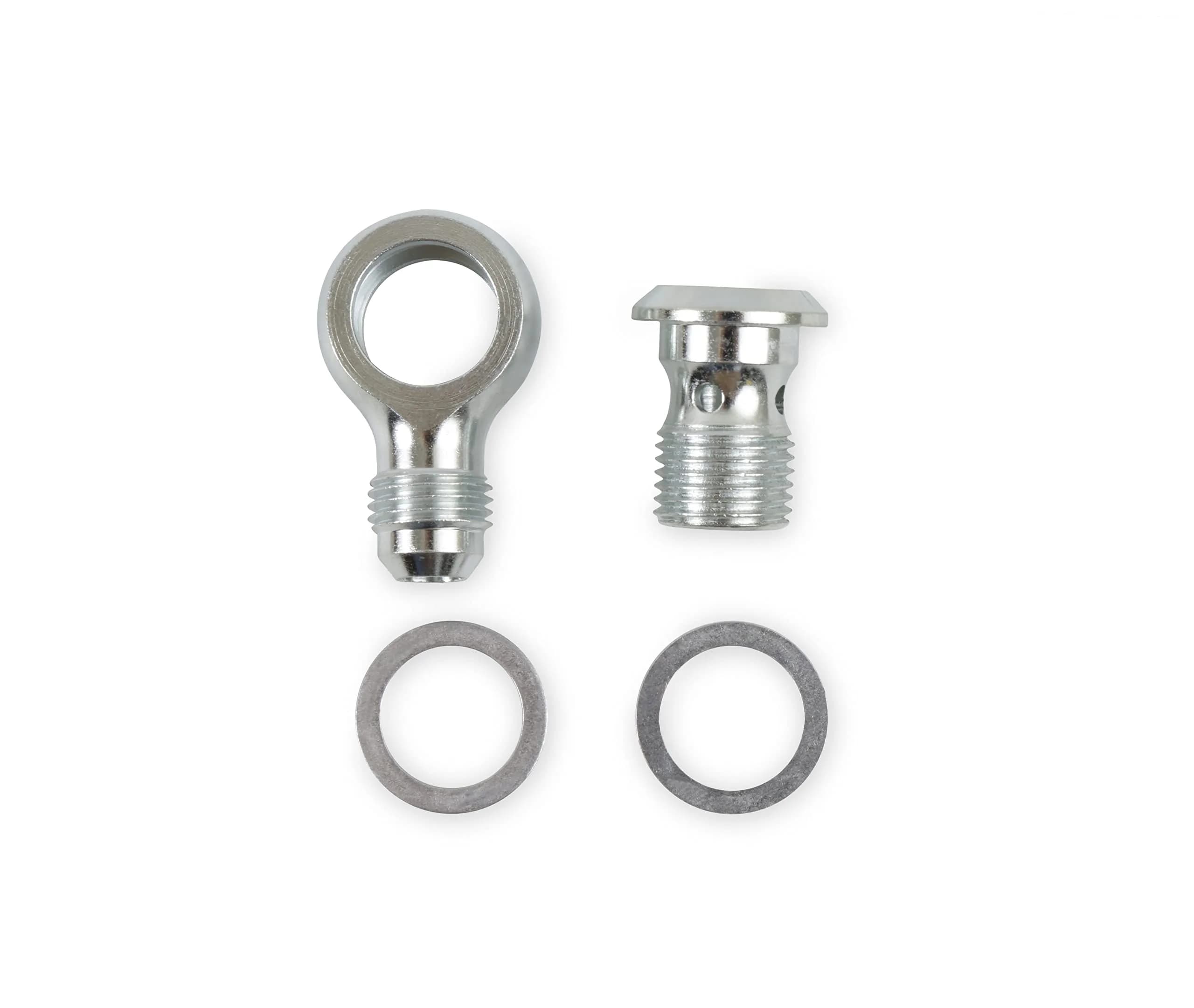 Earls PS0004ERL Power Steering Banjo Bolt & Fitting -6AN | Convert Saginaw Pumps for Easy Power Steering Swap