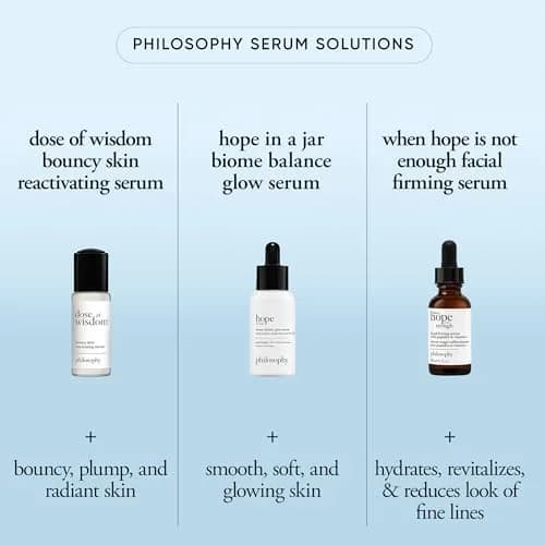 philosophy hope in a jar Biome-Balance Glow Facial Serum 30ml (1 fl oz) | Prebiotic & Vitamin C for Radiant Skin thumbnail 5