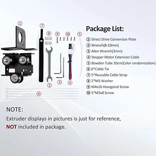 UniTak3D Direct Drive Upgrade Bracket for Ender 3 V2, Pro, Aquila | 0.18 kg (0.3968 lb) thumbnail 2