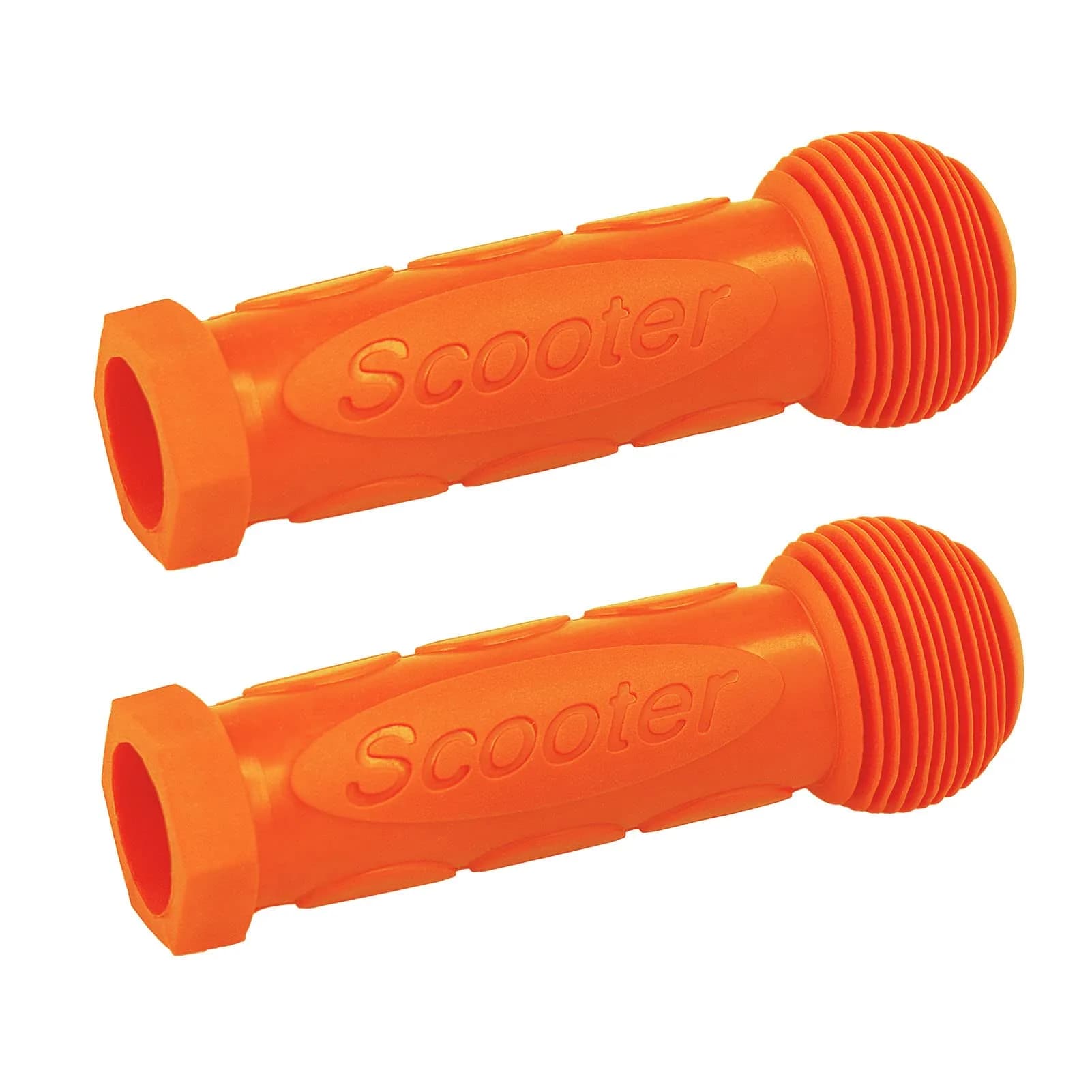 Gladeer Kids Scooter Handle Grips Replacement Handlebars for 2/3/4 Wheels Child Kick Scooters Bike Rocking Car, 2-Pack (Orange) - main product image