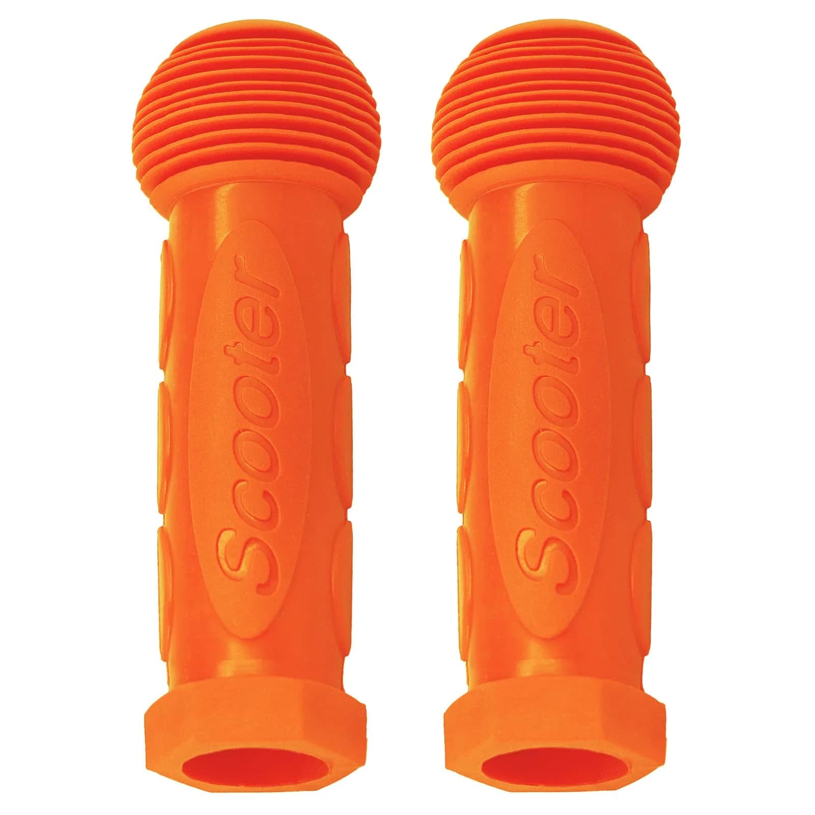 Gladeer Kids Scooter Handle Grips Replacement Handlebars for 2/3/4 Wheels Child Kick Scooters Bike Rocking Car, 2-Pack (Orange) - view 2