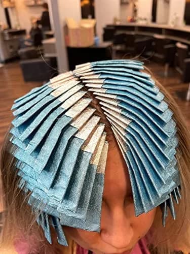 Framar Blue Pop Up Hair Foil 500 Count (Pack of 1) | Professional Salon Hair Highlighting Foil Sheets thumbnail 4