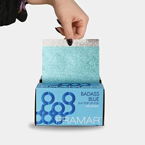 Framar Blue Pop Up Hair Foil 500 Count (Pack of 1) | Professional Salon Hair Highlighting Foil Sheets thumbnail 2