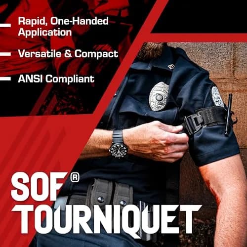 SOF TOURNIQUET Generation 5 | Military-Grade Bleeding Control Tourniquet, Black, Essential First Aid (105g) thumbnail 5