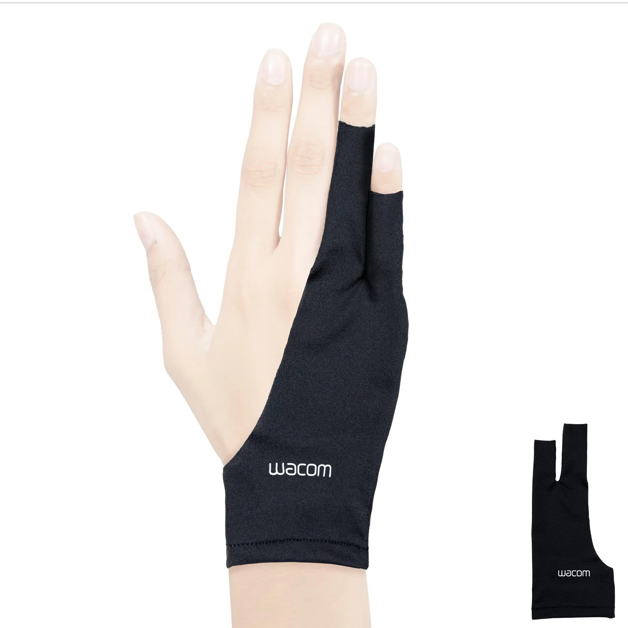Wacom Artist Drawing Glove Black One-Size | Reduces Friction for Digital Art Creation — Black